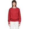Moncler Cotton-blend Sweatshirt In 45b Red