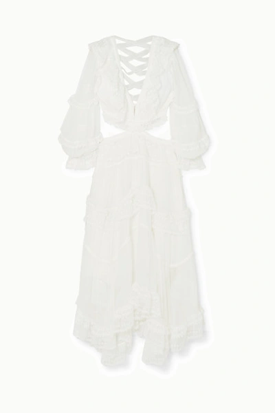 suraya cut out long dress Midi Dress Zimmermann Suraya Cut Out Dress Zimmermann Suraya Cut Out Dress  Ivory Size The Volte