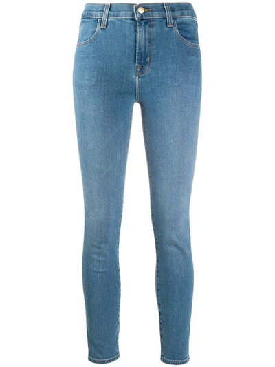 J Brand Alana High-rise Cropped Skinny Jeans In Blue