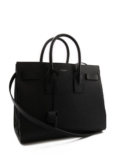 Saint Laurent Small Classic Sac De Jour Tote Bag In Black