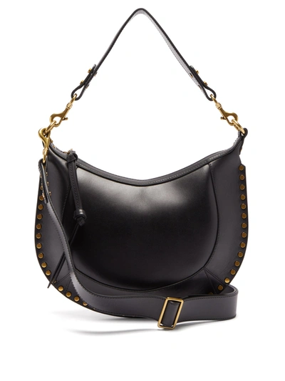 Isabel Marant Naoko Studded-leather Shoulder Bag In Black