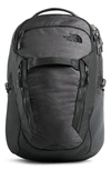 The North Face Surge Backpack In Tnf Grey Heather/asphalt Grey