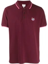 Kenzo Embroidered Logo Polo Shirt In Red