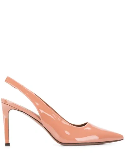 L'autre Chose Classic Varnished Pumps In Neutrals