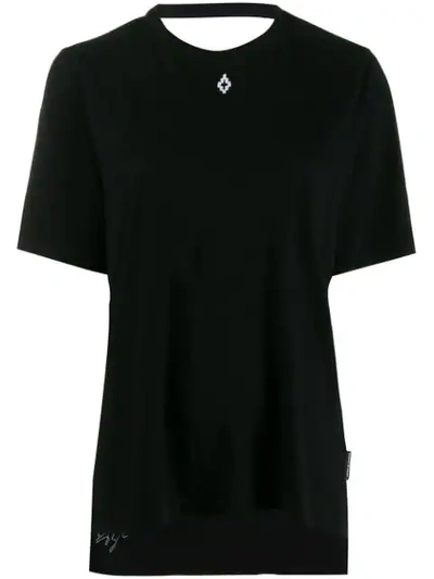 Marcelo Burlon County Of Milan Logo Loose Fit T-shirt - Black