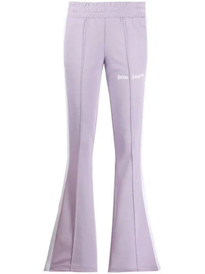Palm Angels 喇叭运动裤 - 紫色 In 2501 Liliac/white