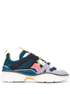 Isabel Marant Étoile Contrast Panel Sneakers In Blue
