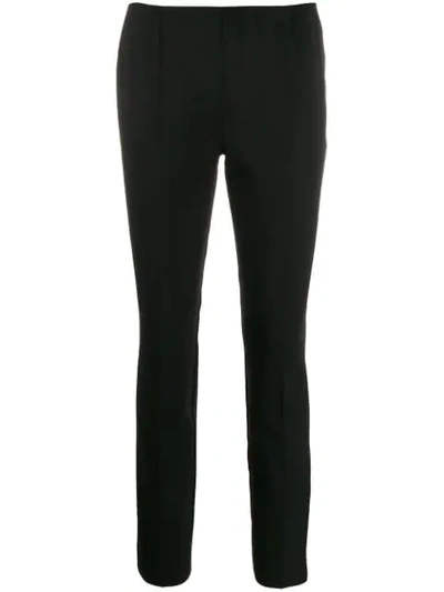 P.a.r.o.s.h Slim Fit Trousers In Black