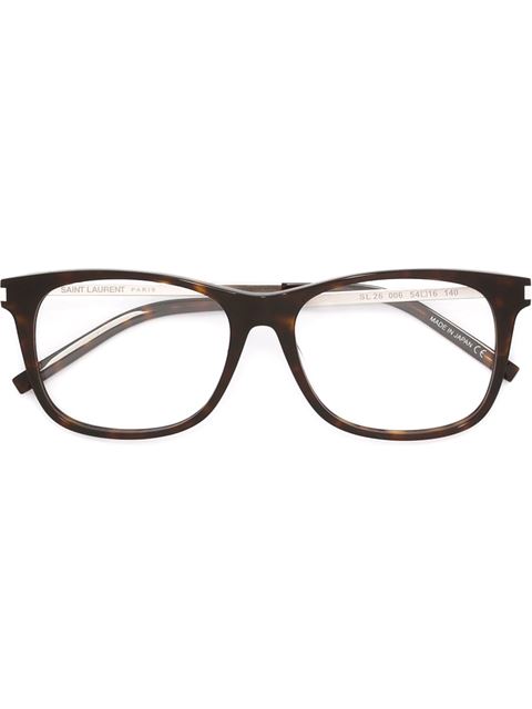 saint laurent tortoise shell sunglasses
