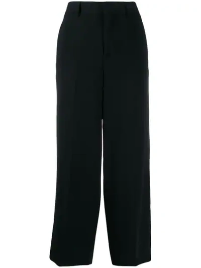 Dsquared2 Cropped Trousers In 900 Nero