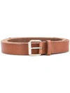 Isabel Marant Classic Buckle Belt In Brown
