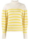 Isabel Marant Étoile Im Etoile Georgia Knit Sweater In Yellow