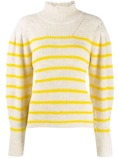 Isabel Marant Étoile Im Etoile Georgia Knit Sweater In Yellow