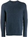 Roberto Collina Fein Gestrickter Pullover In Blue