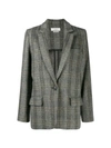 Isabel Marant Étoile Herringbone Single-breasted Blazer In Neutrals