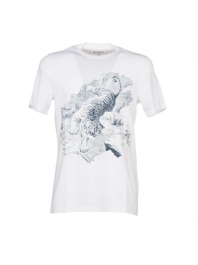 Maison Margiela Tiger Print T-shirt In White | ModeSens