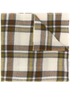 Isabel Marant Simona Plaid Wool And Cashmere-blend Scarf In Neutrals