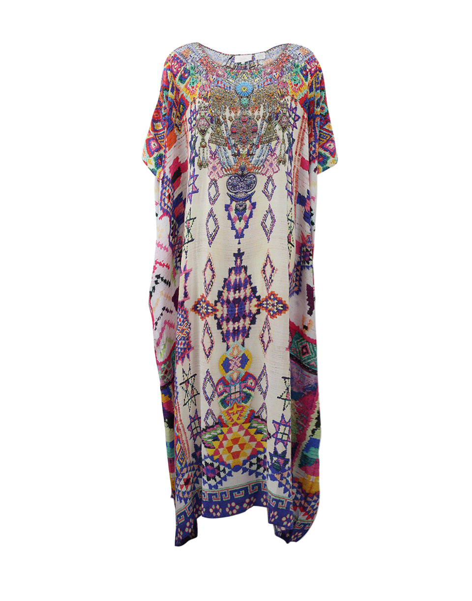 white camilla kaftan