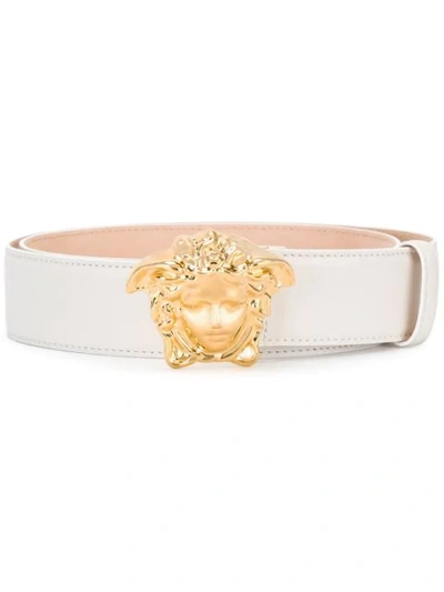 Versace Palazzo Medusa Belt In White