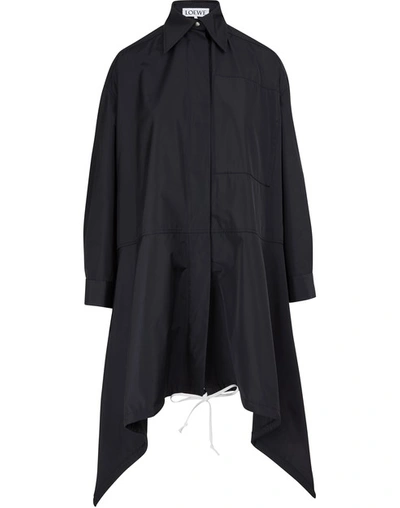 Loewe Nylon Parka Shirt In Black