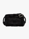 Y/project Leather-trimmed Belt Bag In Black