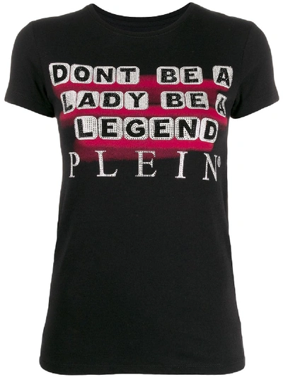 Philipp Plein Legend Print T-shirt In Black