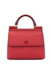 Dolce & Gabbana Small Sicily Shoulder Bag In Poppy Red