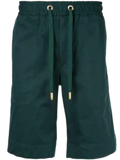 Dolce & Gabbana Drawstring Shorts In Green