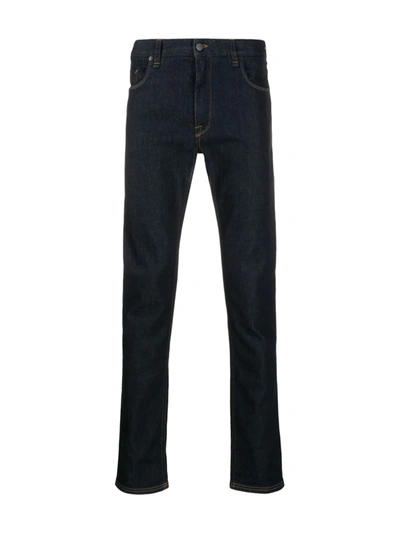 Fendi Ff-pocket Skinny Jeans In Blue