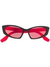 Marc Jacobs Cat-eye Shaped Sunglasses In Auz Red