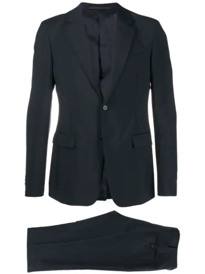 Prada Single-breasted Tailored Suit - Black