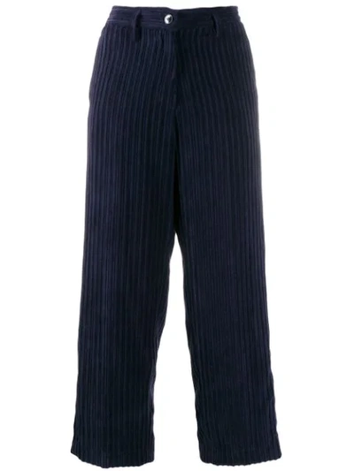 Barena Venezia Cropped Length Trousers In Blue