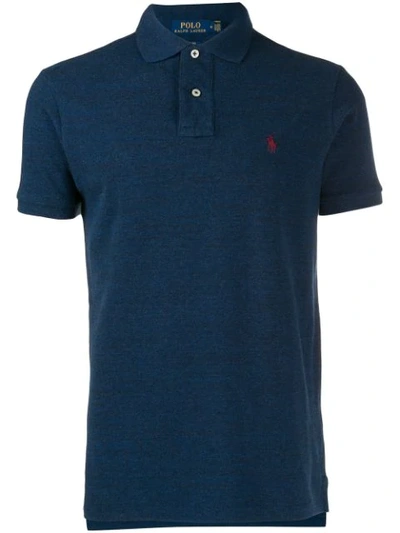 Polo Ralph Lauren Slim-fit Logo Polo Shirt In Blue