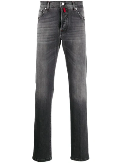 Kiton Jeans Mit Geradem Bein In Grey