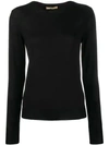 Nuur Long Sleeved Pullover In 09 Nero