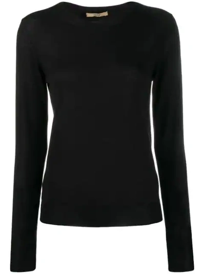 Nuur Long Sleeved Pullover In 09 Nero