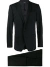 Dolce & Gabbana Single-breasted Two Piece Suit In Black