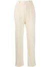 Forte Forte Corduroy Straight-leg Trousers In Neutrals