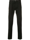 Msgm Side Stripe Track Pants In Black