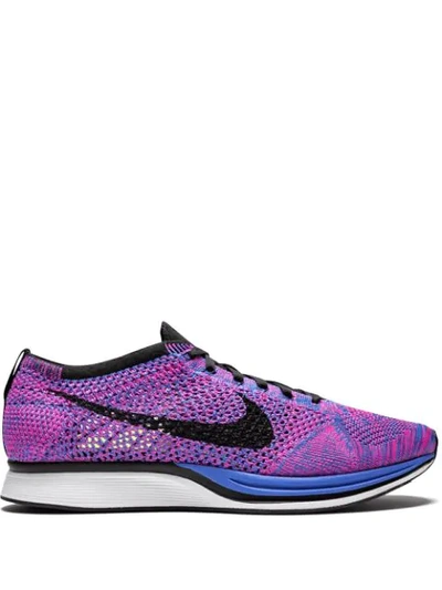Nike Flyknit Racer Trainers In Pink