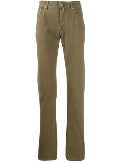 Jacob Cohen Slim-fit Jeans In Brown