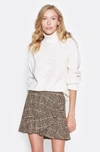 Joie Aleck Ribbed Turtleneck Sweater In Aged White