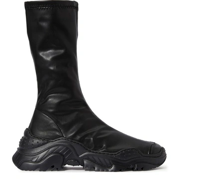 N°21 Running Sneaker Boots In Black