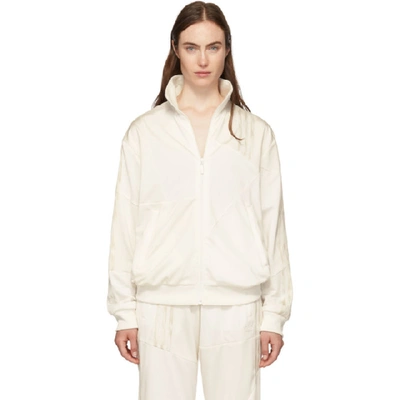Adidas Originals By Danielle Cathari White Firebird Track Jacket In 077a Chlkwh