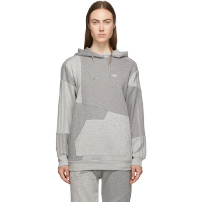 Adidas Originals By Danielle Cathari Grey Dc Hoodie In Adju Grey