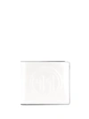 Maison Margiela Embossed Logo Wallet In White