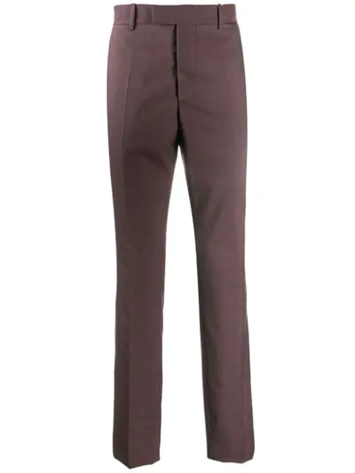 Maison Margiela Slim-fit Tailored Trousers In Purple