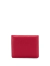 Maison Margiela Bi-fold Wallet In Red