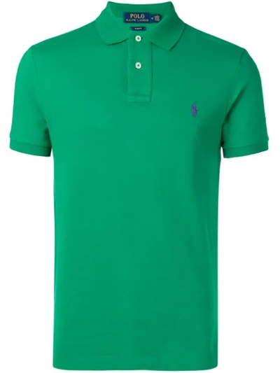Polo Ralph Lauren Embroiderd Logo Polo Shirt In Green