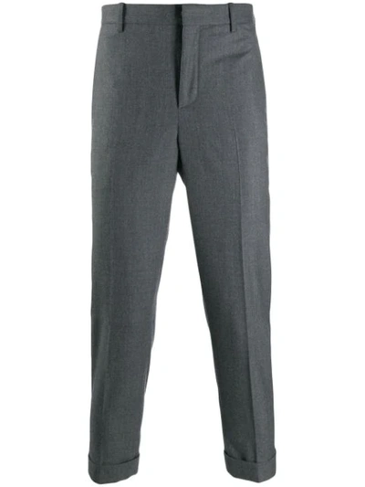 Neil Barrett Slim-fit Tailored Trousers In Grey